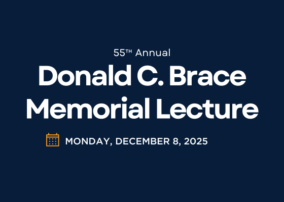 2025 Brace Lecture