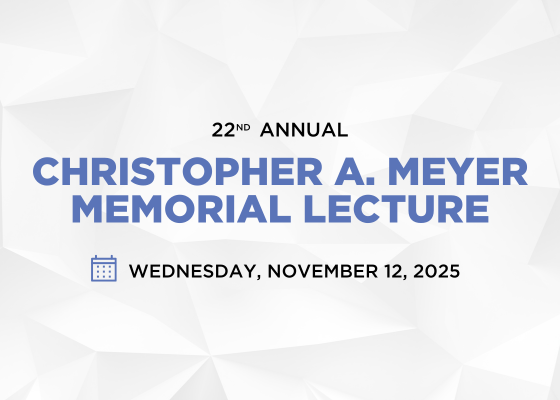 2025 Meyer Lecture